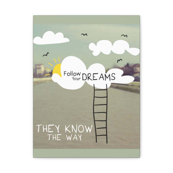 Inspirational Wall Art Follow Your Dreams Motivation Wall Decor for Home Office